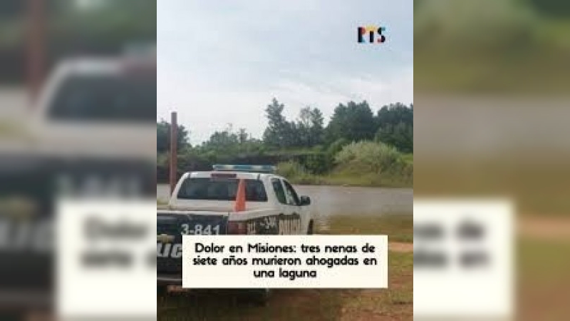 Tragedia en Misiones: tres nenas de 7 años murieron ahogadas en una laguna