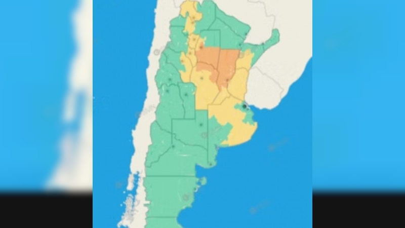 Clima en Córdoba: siguen vigentes las alertas amarilla y naranja por tormentas en toda la provincia