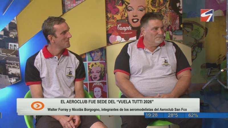 El Aeroclub San Francisco fue sede del encuentro de aeromodelismo “Vuela Tutti 2026”