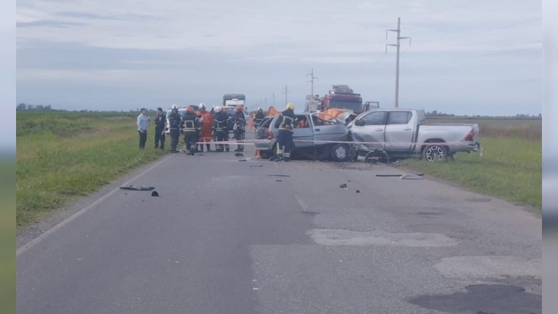 Choque frontal en Ruta Provincial 3: un fallecido y un herido grave