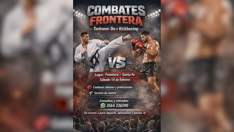 Combates Frontera: noche de acción y adrenalina en la ciudad