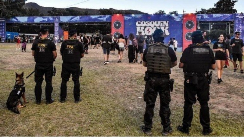 Cosquín Rock 2026: seis detenidos y más de 16 mil dosis de droga secuestrada