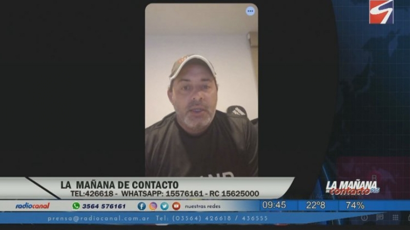 Diego Ricci contó su experiencia en México y cómo vive la situación social desde el Distrito Federal