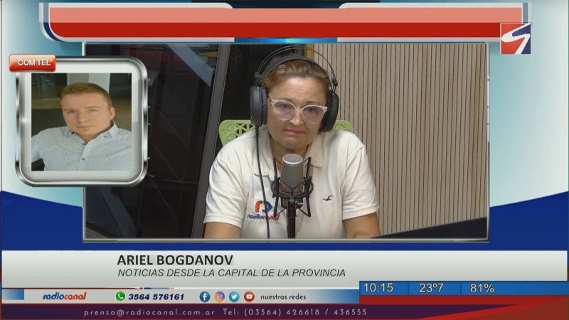 Ariel Bogdanov informó desde Córdoba sobre las intensas lluvias y la visita de Luis Caputo