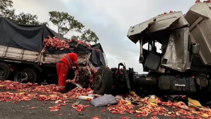 Tragedia en ruta 9: un muerto tras choque en cadena de seis camiones en Baradero