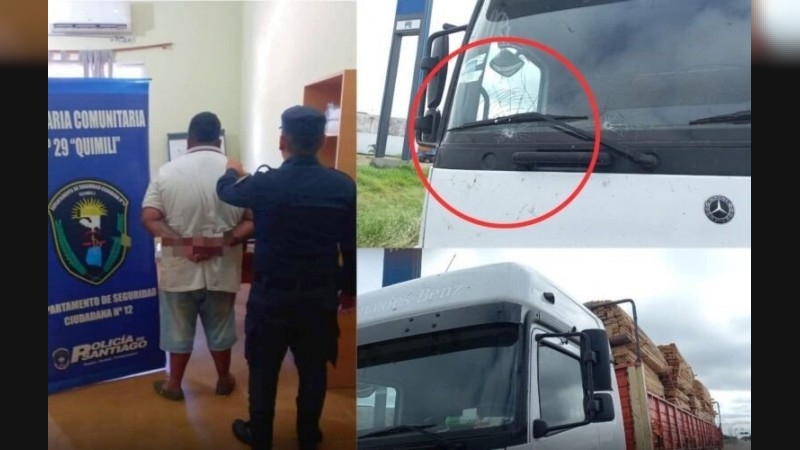 Santiago del Estero: un camionero fue detenido por simular un robo y quedarse con $19 millones
