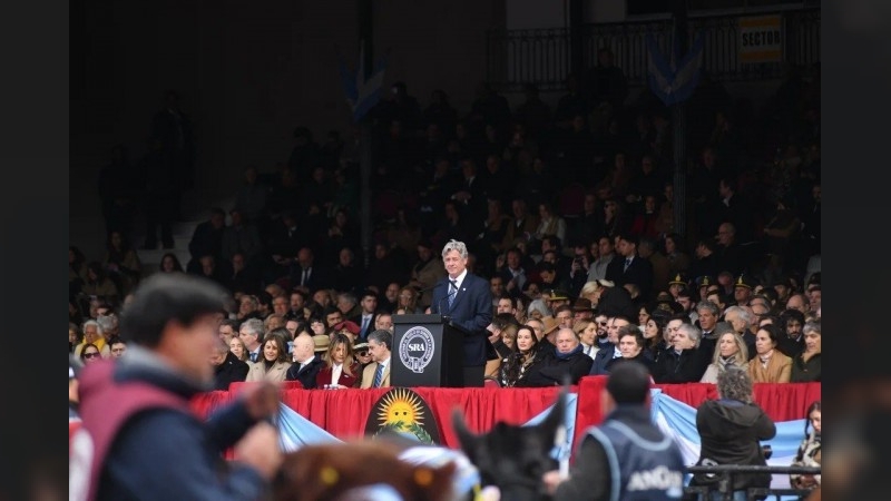 El jefe de la Rural elogió el modelo Milei: “El campo hoy sabe que no nos cambiarán las reglas de un día para el otro”