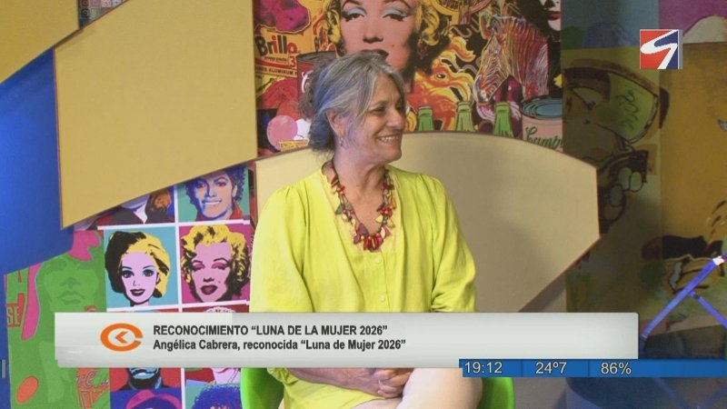 Angélica Cabrera recibió el reconocimiento “Luna de la Mujer 2026”