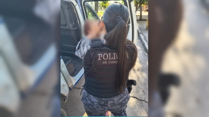 Joven detenida y secuestro de la moto en que se conducía