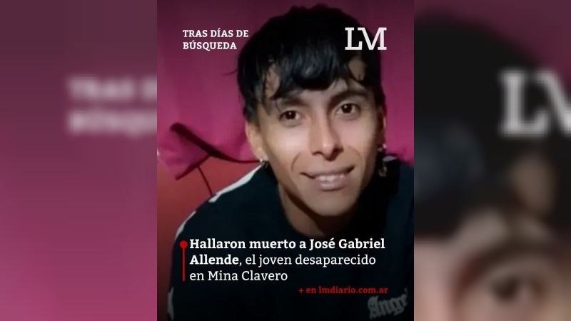 Trágico final: hallan muerto al joven desaparecido en Mina Clavero y hay detenidos