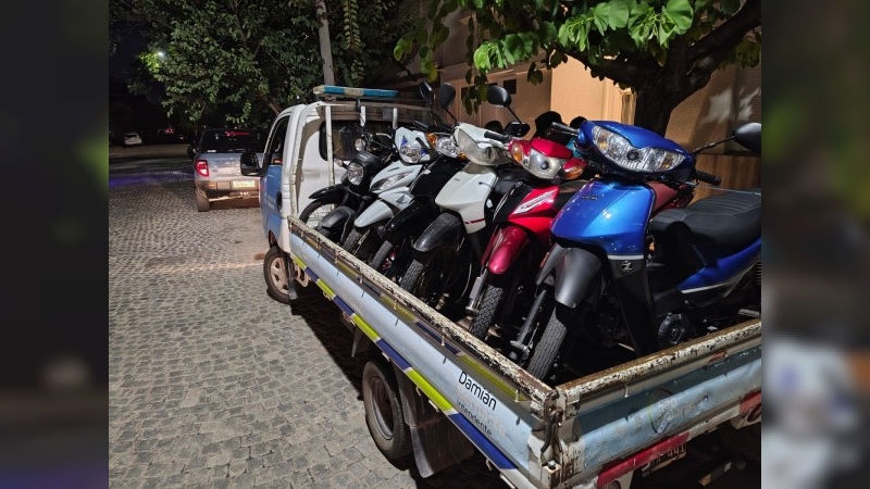 En importante operativo interfuerzas se retuvieron 17 motovehículos
