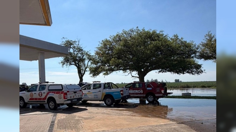 Temporal: La Provincia despliega operativo de asistencia en Colonia Marina y El Tio
