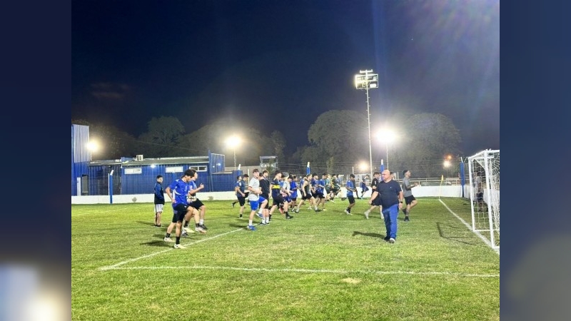 El Club Antártida Argentina inauguró la nueva iluminación LED del estadio Darío Jular