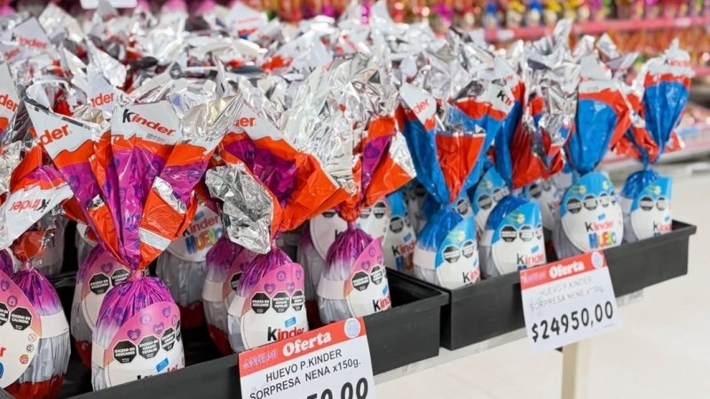 Huevos de Pascua: variedad de precios y opciones en las góndolas de San Francisco
