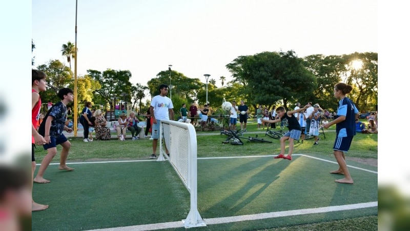 Se desarrolló el torneo de fútbol-tenis y jornada de EcoCanje 