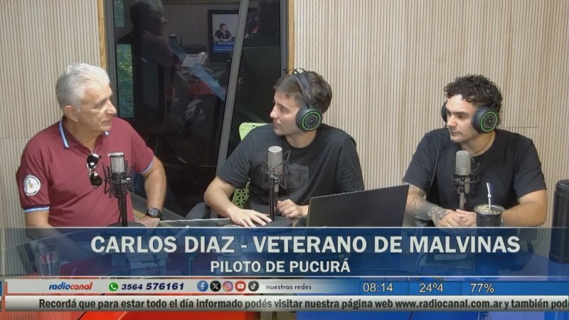 Carlos Díaz, veterano de Malvinas recordó su experiencia como piloto del Pucará