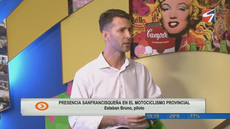 Un sanfrancisqueño se midió en el Cabalén: Esteban Bruno dijo presente en pista