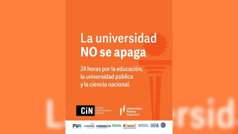 La Universidad no se apaga. Jornada de visibilización en la UTN