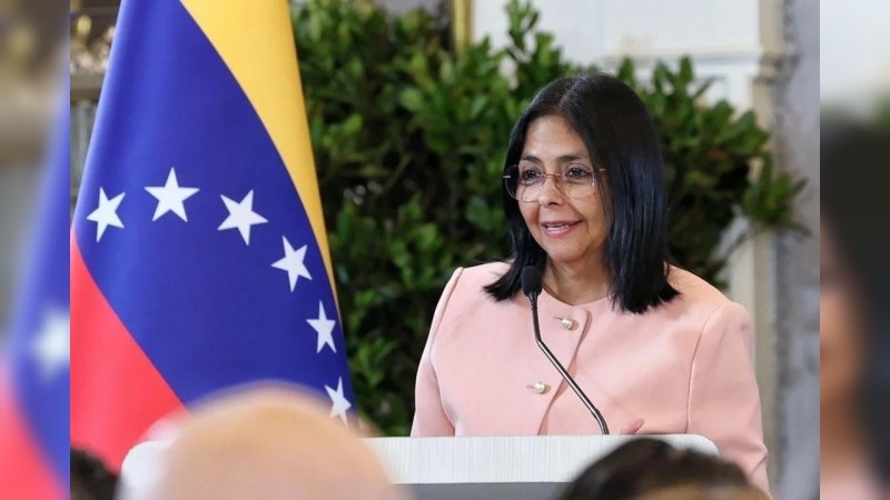 Delcy Rodríguez consideró que la relación con Estados Unidos debe basarse en “respeto mutuo"