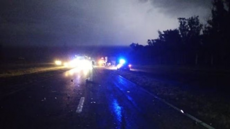 Tragedia en una ruta de Córdoba: un muerto tras un choque en medio de la tormenta