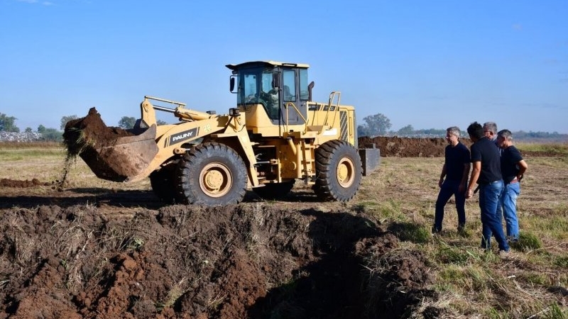 Comenzó la construcción de una nueva celda de disposición final en el relleno sanitario de San Francisco
