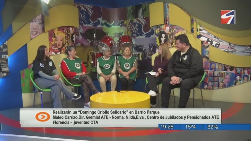 Realizarán un “Domingo Criollo Solidario” en Barrio Parque