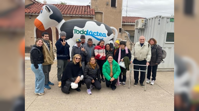 Más de 300 personas disfrutaron de la terapia con búfalos en la Rural de San Francisco