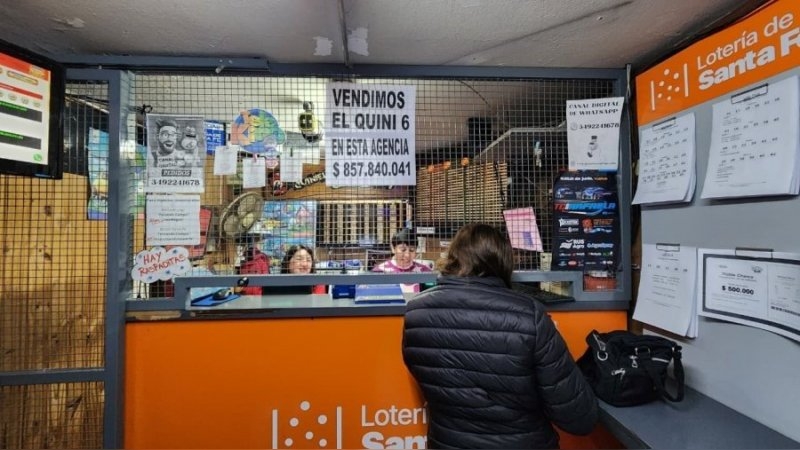 Impactante pozo en el Quini 6: más de 857 millones quedaron en Rafaela
