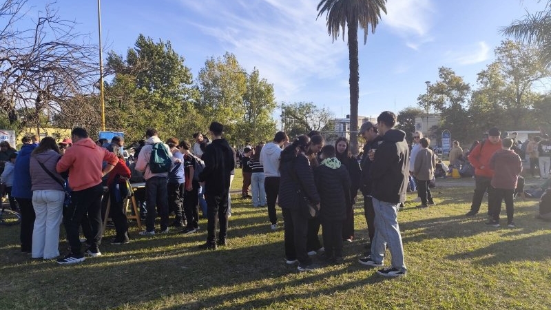 Este domingo se realizó la jornada de intercambio de figuritas