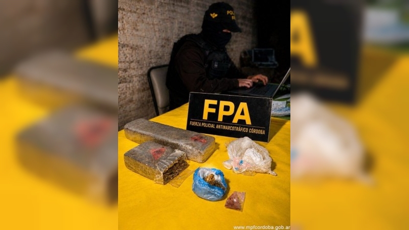 Córdoba: FPA desbarató una banda narco integrada por seis personas y secuestró más de 3000 dosis de drogas