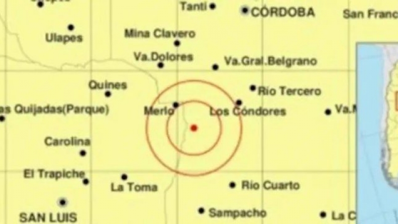Temblor en Córdoba: dos sismos de hasta 3,9 grados despertaron a los vecinos en la medianoche