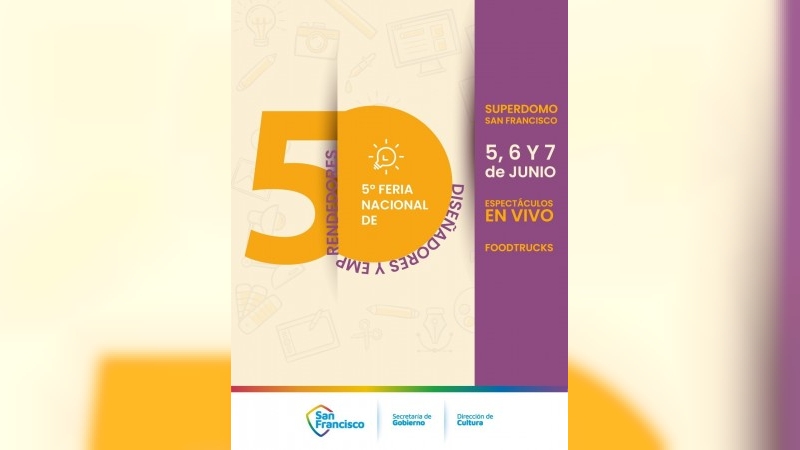 Se viene la 5ta Feria Nacional de Diseñadores y Emprendedores 