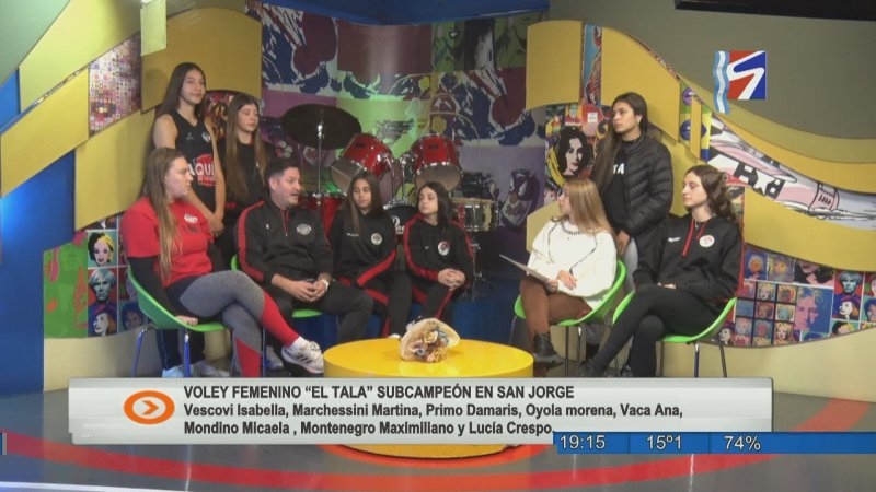 El vóley femenino de El Tala alcanzó el subcampeonato en San Jorge