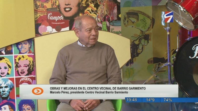 El Centro Vecinal de Barrio Sarmiento avanza con importantes obras para la comunidad