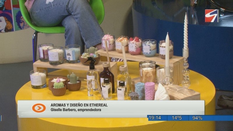 Velas artesanales y productos para ambientar el hogar