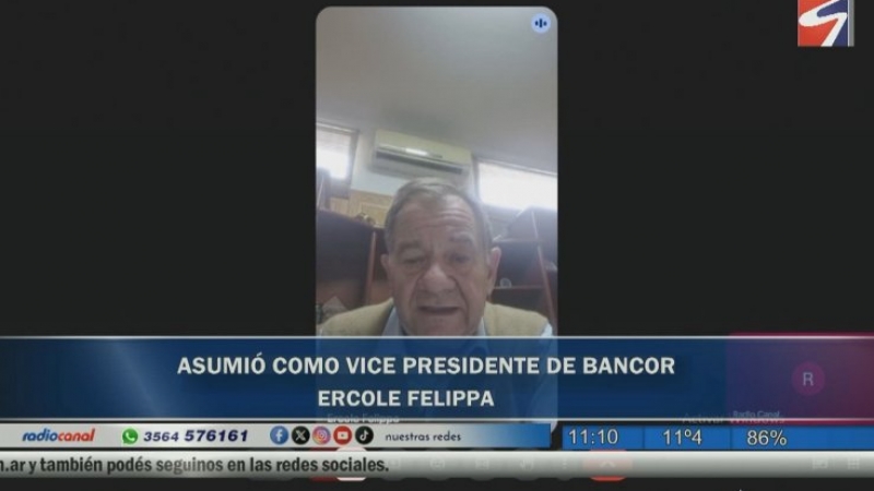 Ercole Felippa asumió como vicepresidente de Bancor: "El crédito será un factor clave para el desarrollo productivo"