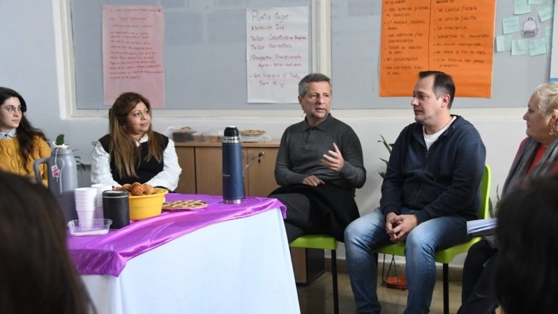 Bernarte acompañó una jornada de rondas de mujeres y valoró el trabajo del Punto Mujer