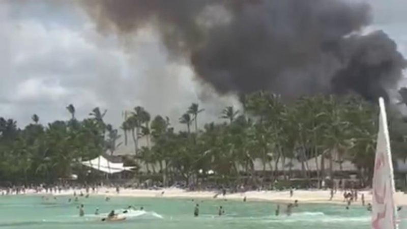 Voraz incendio en un hotel de República Dominicana: evacuaron a turistas cordobeses